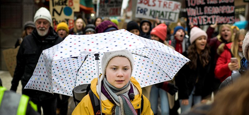 Greta Thunberg, a svéd klímaaktivista diák lett az Év Embere