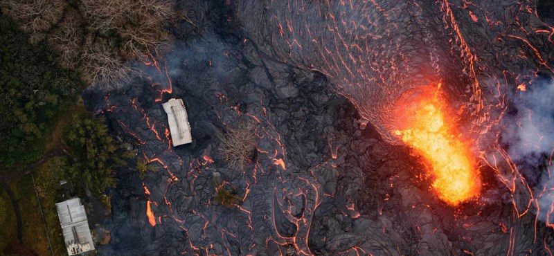Someone has crashed into the abyss of Hawaii’s fiery volcano