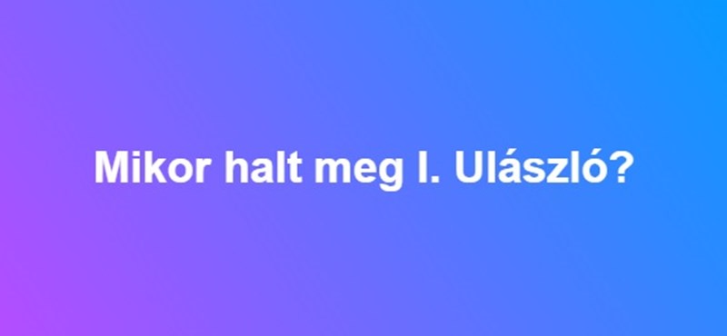 Mikor halt meg I. Ulászló? 