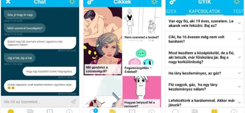 A szexről tanulhatnak egy app segítségével a magyar tinik