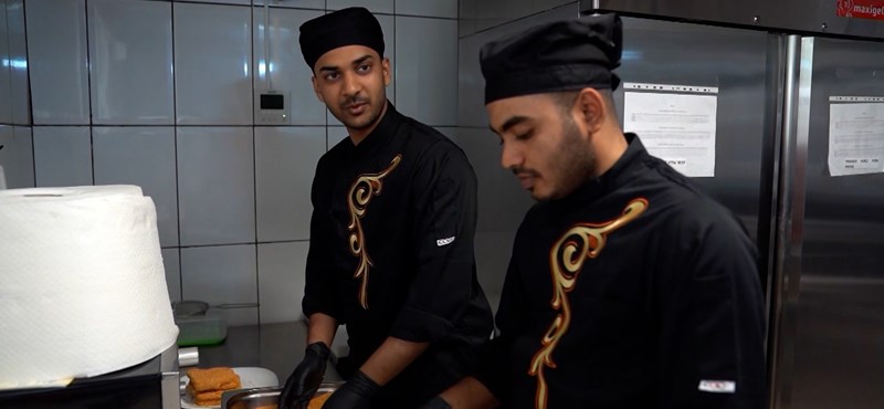 He has never eaten European food, and now he works as a chef in a Roman hotel