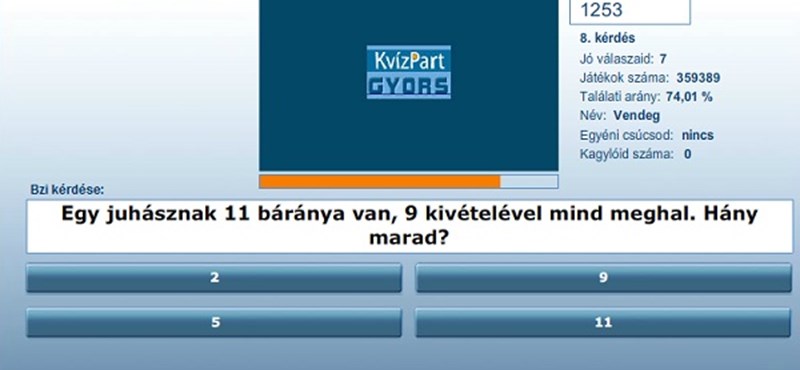 Hány becsapós kérdésre tudtok válaszolni?