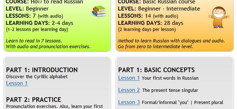 Így tanulhattok oroszul teljesen ingyen - a legjobb online tanfolyamok