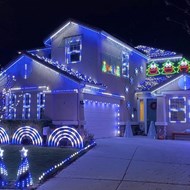 Nézze meg és ámuljon: így díszítik fel karácsonyra Kalifornia házait